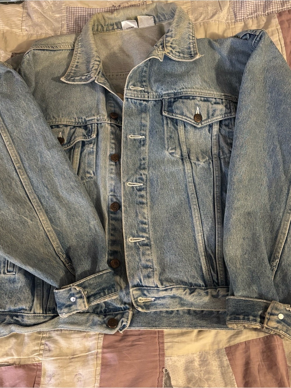 Disney Store blue jean jacket size large - Light Blue